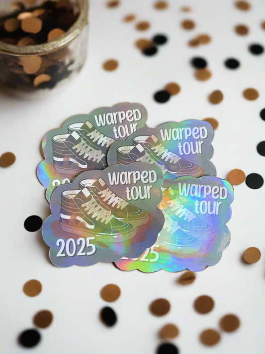 Warped Tour Shoes Stickers