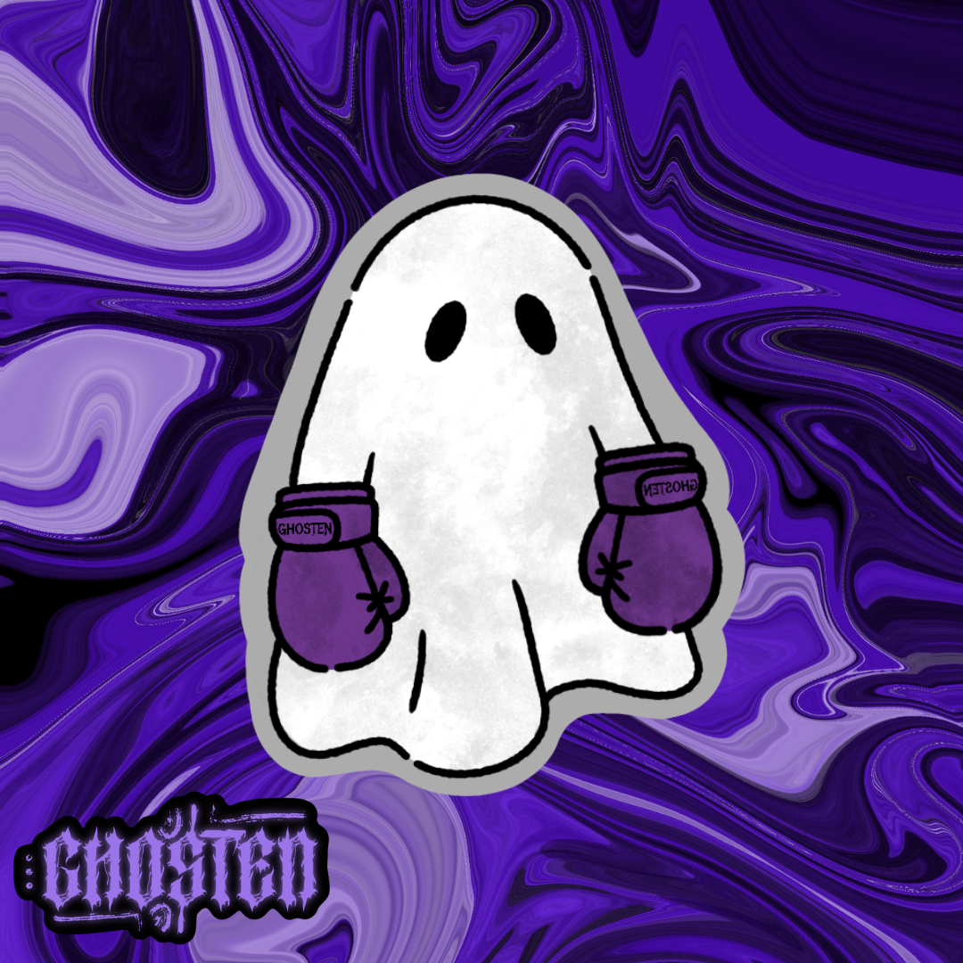 Boxer Ghostie Sticker