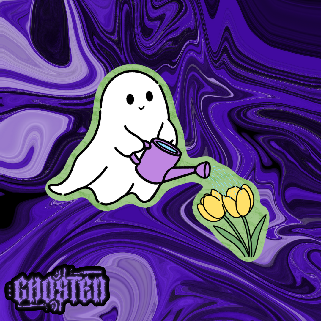 Garden Ghostie Sticker